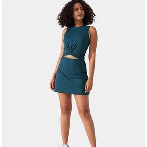 Halara “in my feels” twist front tank dress *NWT*